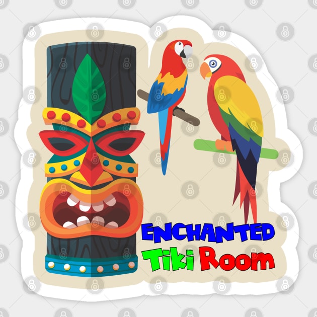 Enchanted Tiki Room Sticker by Cartel